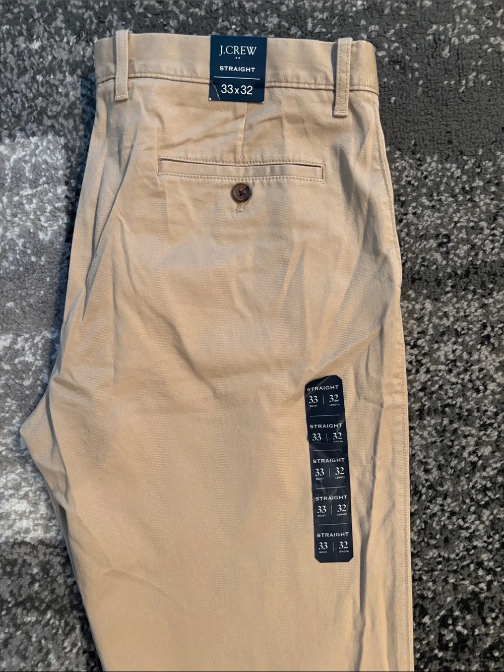 J. Crew Straight-Leg Tan Chino Pants